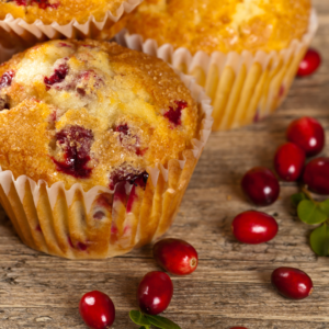 Gluten-Free Mini Cranberry Muffins