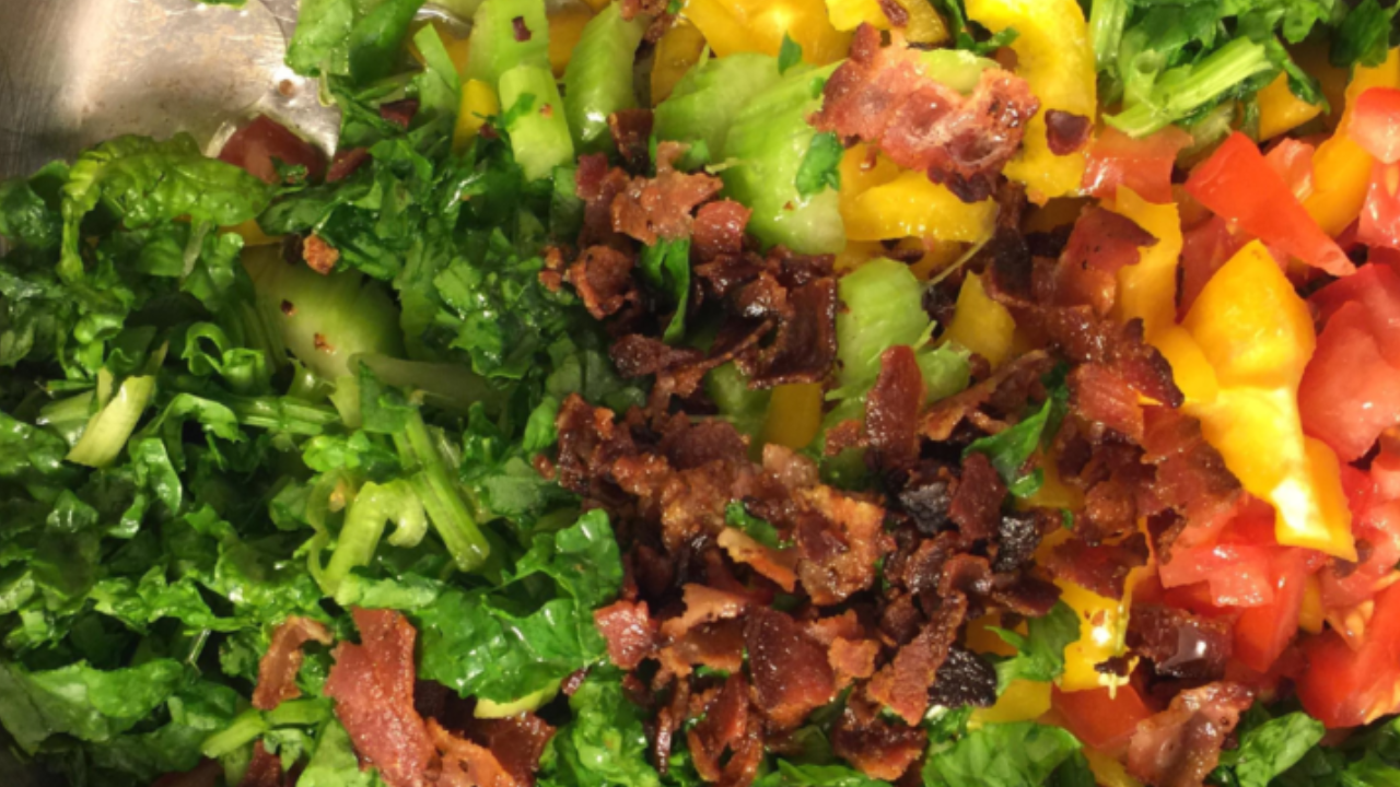 Healthy Bacon Spinach Salad