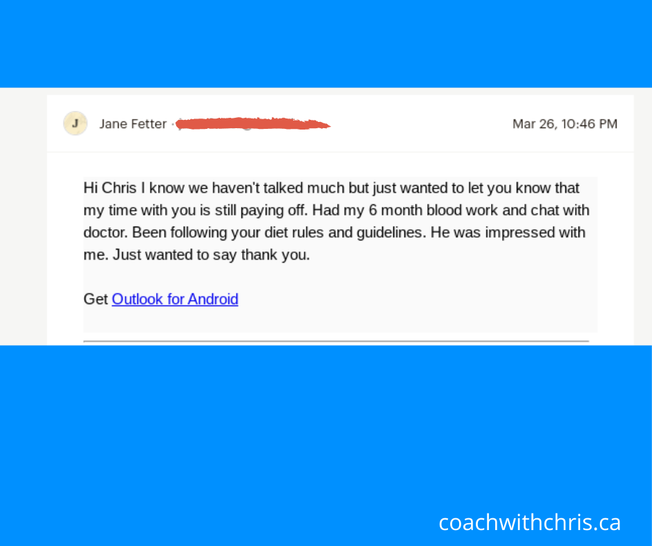 Love Getting Emails Like This-testimonials | Weight Loss Coach and Nutritionist