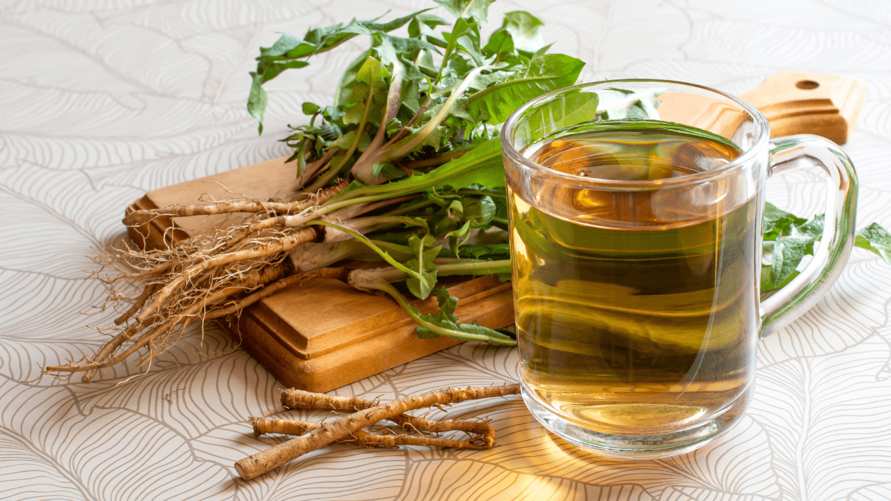 Dandelion root tea - gut health teas