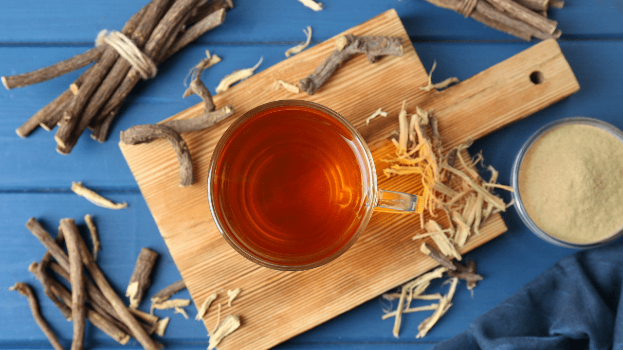 licorice tea for gut health