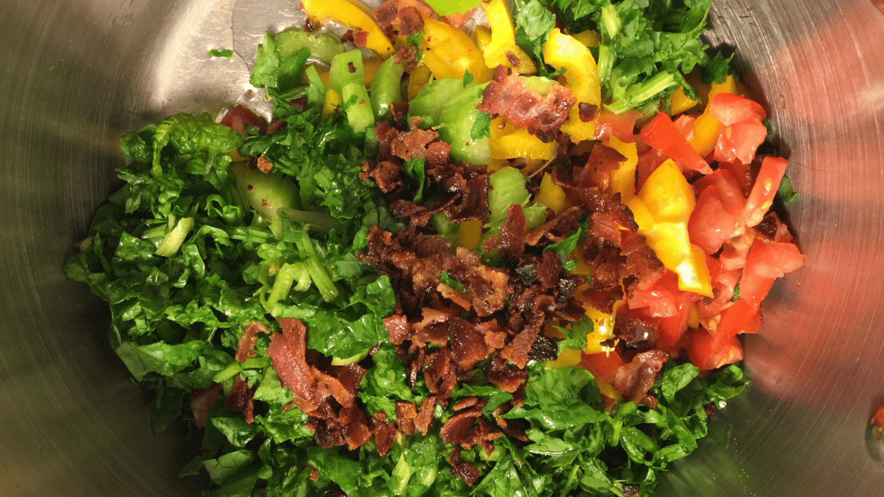 Bacon and Spinach Salad Preparation | Weight Loss and Nutritionist Bacon and Spinach Salad Preparation | Weight Loss and Nutritionist