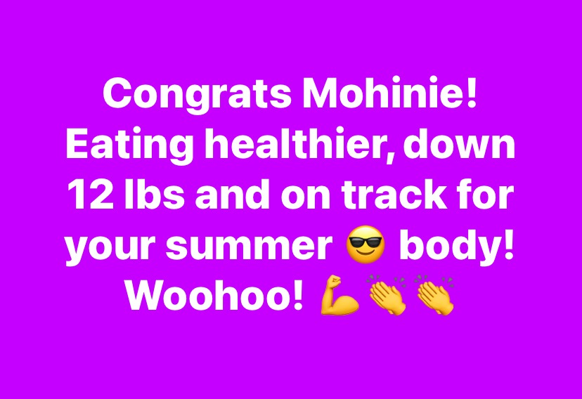 Mohinie Weight Loss Transformation | Coach Chris Mohinie Weight Loss Transformation | Coach Chris