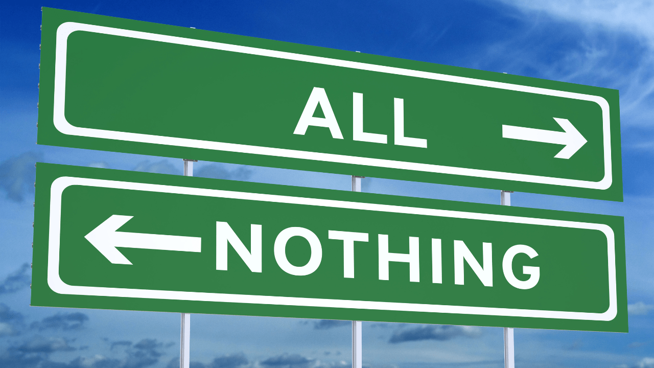 All or Nothing Mindset | Coach Chris Nutritionist & Health Coach