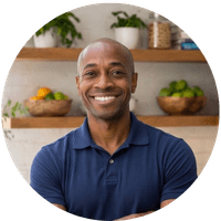 Coach Chris Nutritionist and Health Coach Close Up