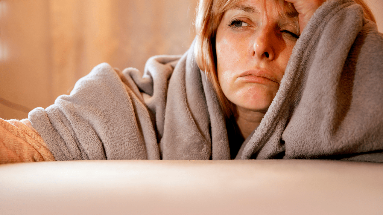 Woman Poor Sleep Habits - Can't Sleep