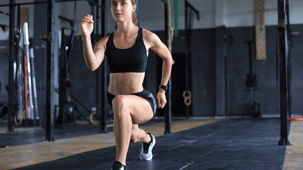 Woman Building Muscle To Boost Metabolism